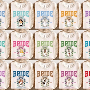 Disney Princess Bride Shirt, Bridal Party Disneyland Tee, Bachelorette T-Shirt, Disney Bride Team Shirt, Bachelor Wedding Party Disneyworld