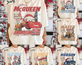 Retro Disney Pixar Cars Christmas Shirt, Cozy Cone Motel Christmas Shirt, Pixar Cars Christmas Tee, Disneyland Christmas, Radiator Springs