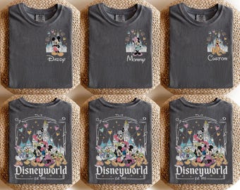 Custom Disneyworld Shirt, Disney Family Trip Tee, Disney All Character Shirt, Mickey And Friends Shirt, 70th Disney Magical Year Shirt