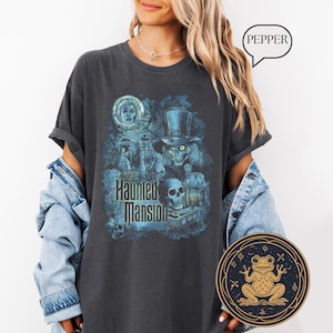 The Haunted Mansion Scary Halloween Shirt, Spooky Season Tee, Birthday Gift, Vintage Haunted Mansion T-shirt, Disneyland Family Trip