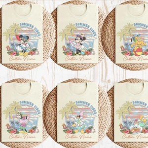 Custom Mickey and Friends Disney Cruise Summer Vibes Shirt, Disney Ride Let's Cruise, Vintage Disney Family Summer Cruise Trip 2025