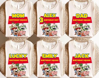 Custom Toy Story Birthday Shirt: Family Matching Tees, Toy Story Birthday 2026 Shirt