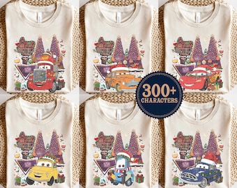 Custom Cozy Cone Motel Christmas Shirt, Disney Cars Xmas Tee, Lightning McQueen Mater Christmas Shirt, Disney World Holiday Gift