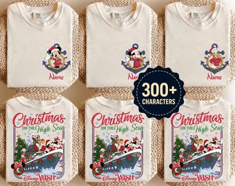 Personalized All Characters Disney Very Merrytime Cruises Shirt, Mickey & Friends Cruise Christmas Cruise Line Tee, Family Xmas Cruise Trip