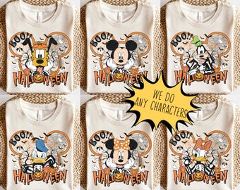 Retro Disney Halloween 2026 Shirt, Mickey and Friends Family Trip