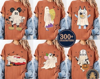 Retro Disney Halloween 2026 Shirt, Mickey and Friends Ghost Costume