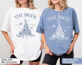 Personalized Magic Castle Bachelorette Party, The Bach Club Shirt, WDW Wedding Shirt, Disney Bachelorette 2026, Disney Bridesmaid Shirts