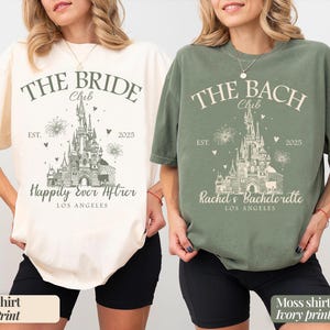 Personalized Vintage Magic Castle Bachelorette Party Shirts, Custom Bachelorette, Bride To Be Shirt, Bride Squad Comfort Colors Shirt