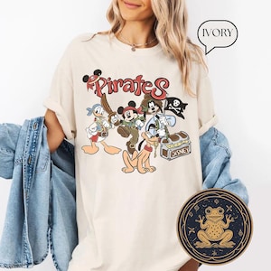 Retro Mickey & Friends Disney Pirates Shirt, Yo Ho Yo Ho A Pirate&#39;s Life for Me, Family Pirates of the Caribbean, Disney Cruise Shirt