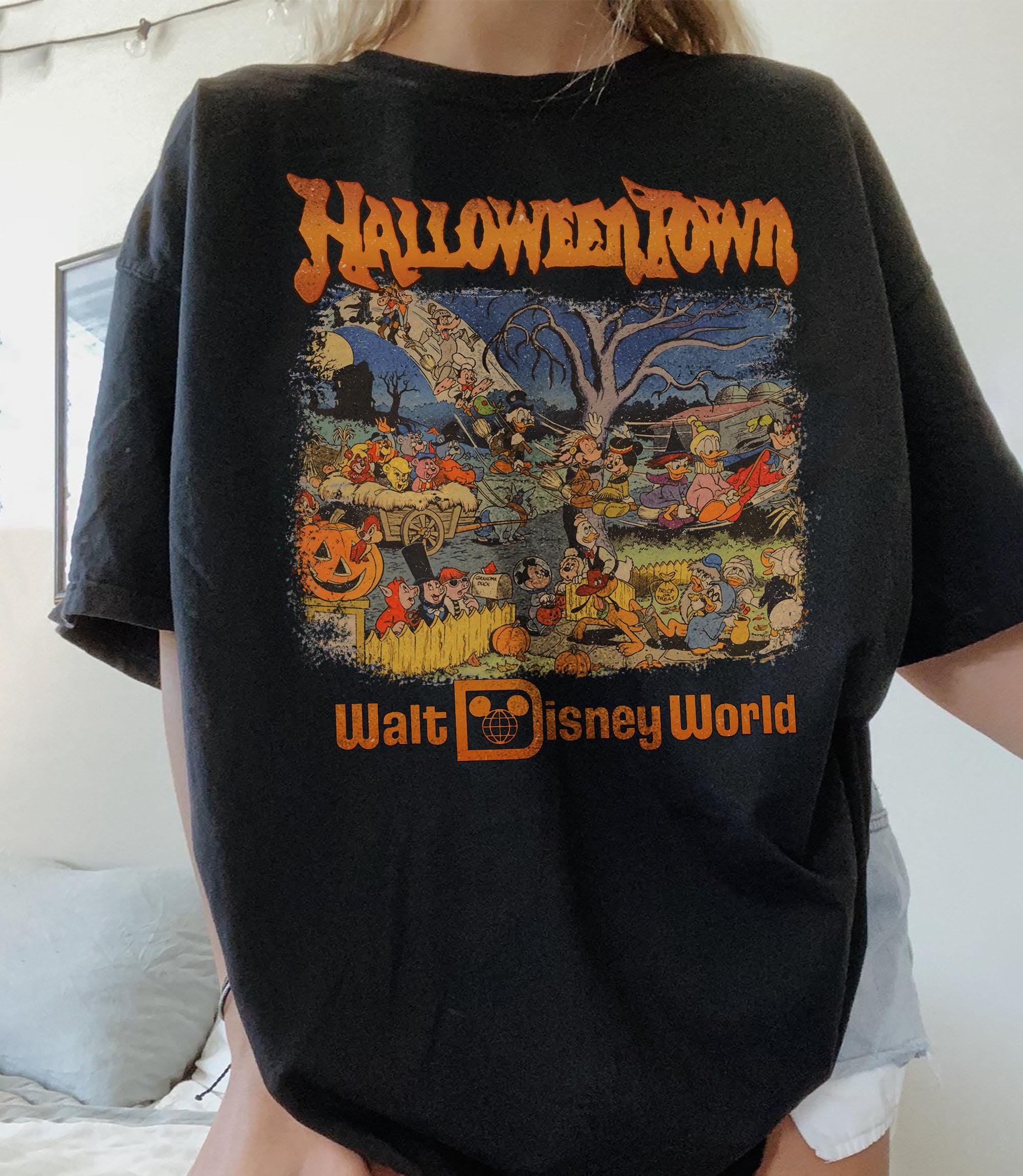 Retro Disney Autumn Adventures 1991 Shirt ,vintage 90's Halloween