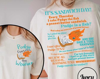 Retro Lilo & Stitch Pudge Shirt: Disneyland Family Matching Tee