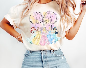 Disney Princess Castle Shirt ,Disney Watercolor Castle Tee, Disney Vacation, Disney Princess Shirt, Disney Girls Trip, Princess Castle Tee