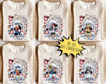 Custom Disney Cruise Line 2026 Shirt, Mickey & Friends Family Cruise Trip Tee, Let's Cruise, Disney Wish Dream Magic Wonder Fantasy Shirt