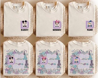 Retro Disneyworld Family Vacation Shirt: Custom Mickey and Friends Tee