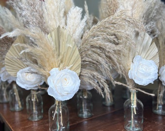 White Ceramic Vase Modern Decorative Vase For Pampas