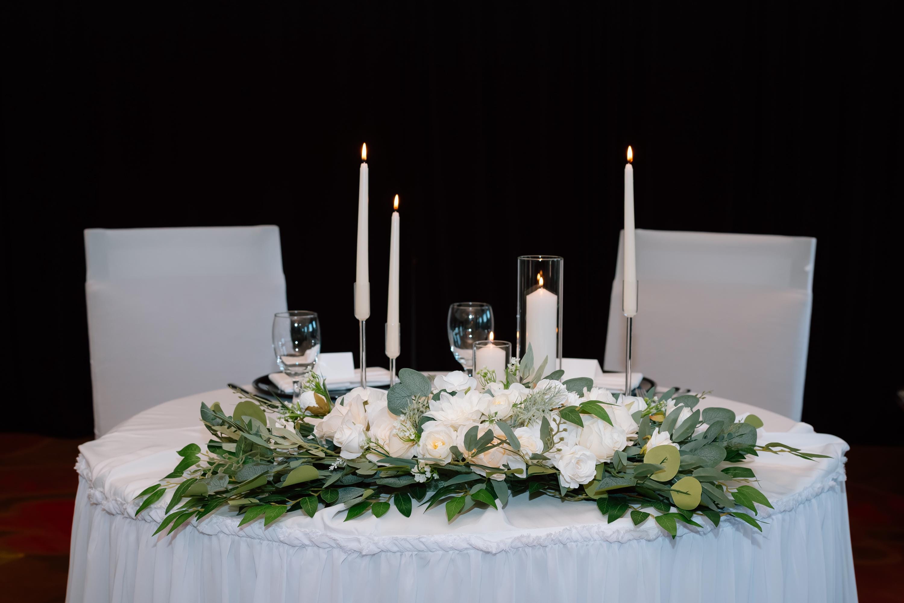 Centro Tavolo Matrimonio 10 Pezzi – Base In Ferro Dorato 60 Cm Per Decorazioni Fai-da-Te