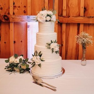 Cake Decoration Wedding Topper Decor Cake Arrangements Sage Cake Decoration Ivory Artificial Flower Cake Topper Flower White Eucalyptus