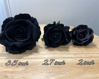 Black Artificial Flowers Head Rose Black High Quality Wedding Fake Roses Home Decor Silk Bridal Accessories Decorative DIY Supplies Reddit