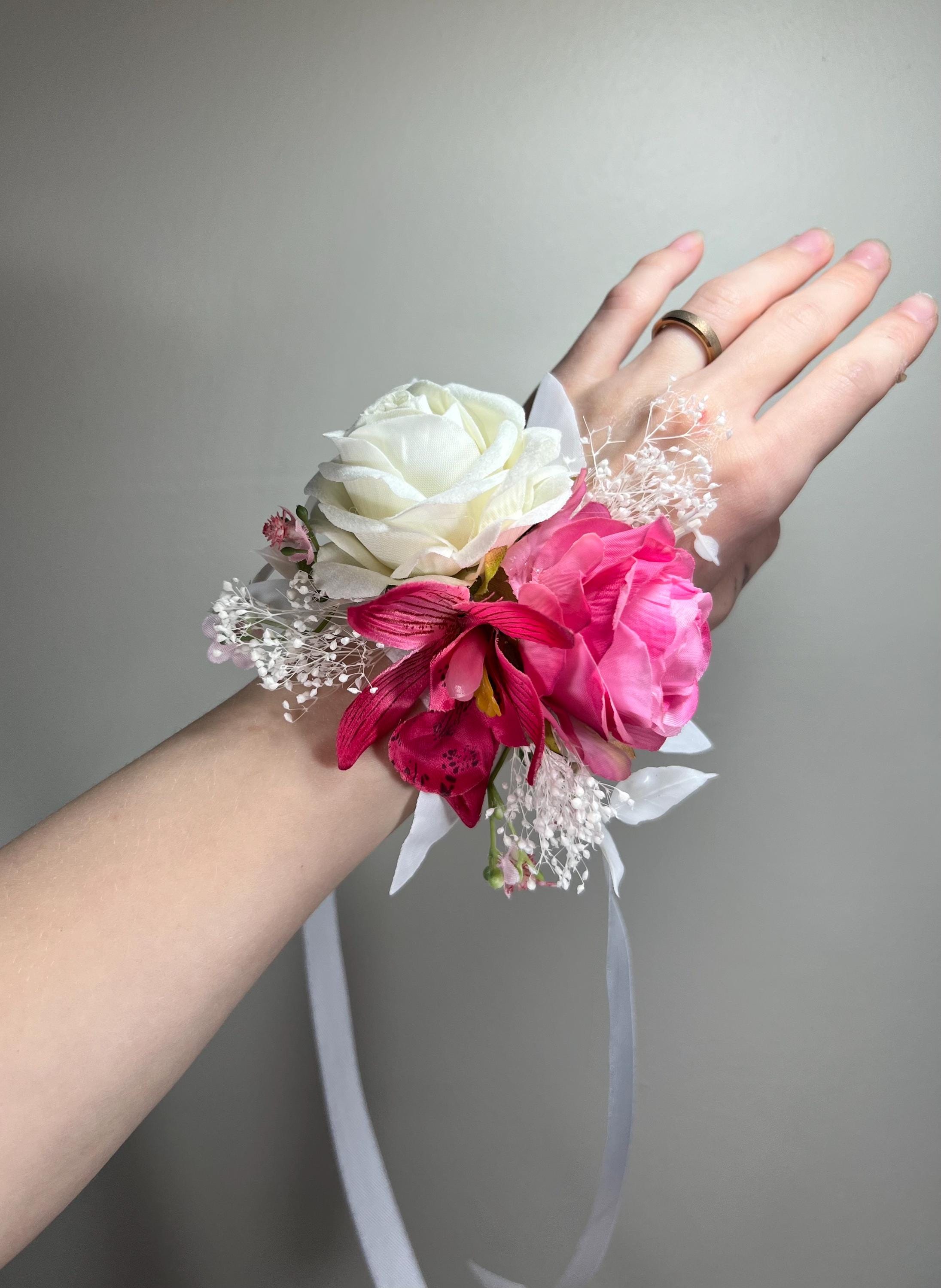 Pink Gold Corsage - Etsy Pink Gold Corsage - Etsy