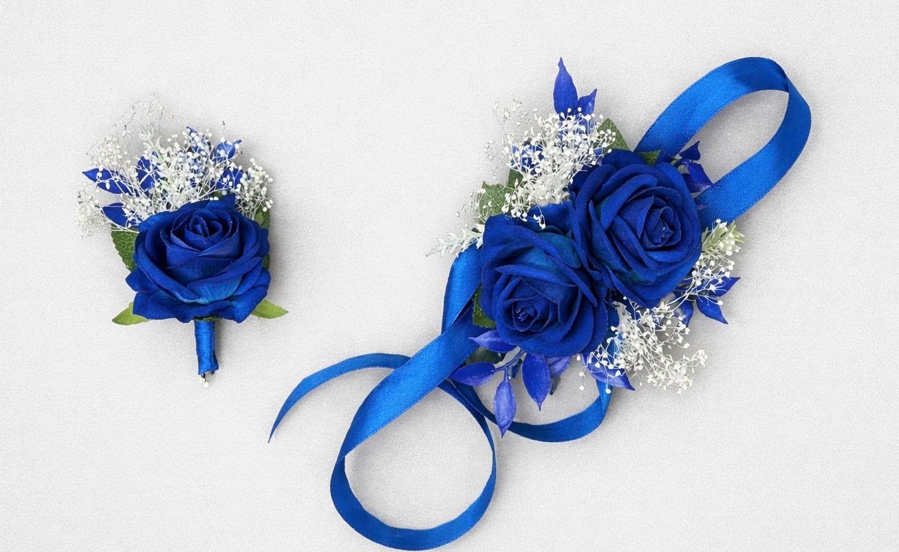 flowers for royal blue prom dress With xsm 3D Flowers Decoration Size:AU 22 Teen Girl Black Formal Homecoming bouquet