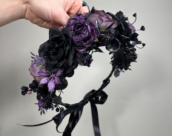 Cerchietto cerimonia con fiori