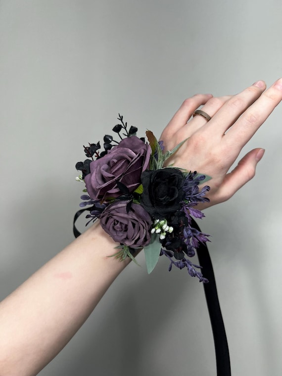 Black Purple Corsage Wedding Gothic Wrist Corsage Bridesmaids Black Plum Corsage Mom Plum Black Dark Purple Corsage Prom Artificial Flower - Etsy Black Purple Corsage Wedding Gothic Wrist Corsage Bridesmaids Black Plum Corsage Mom Plum Black Dark Purple Corsage Prom Artificial Flower - Etsy