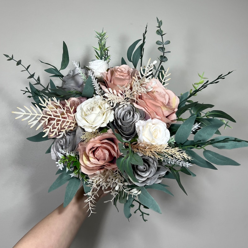Grey Bouquet - Etsy