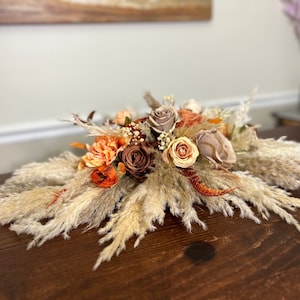 Wedding Sweetheart Rust Terracotta Centerpiece Burnt Orange Aisle Arrangement Cinnamon Home Decor Brown Table Centerpiece Fall Artificial