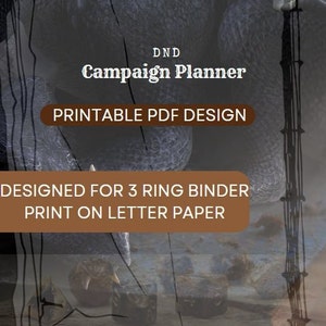 The Ultimate Dungeons and Dragons Campaign Planner DnD Campaign Planner, DM Tools.