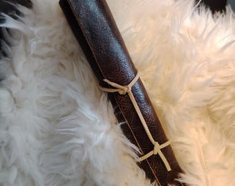 Summoned by Destiny — Custom Leather Scroll or Character Sheet | A Timeless Gift of Magic & Meaning