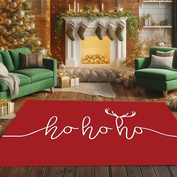Indoor Christmas Rug - Etsy