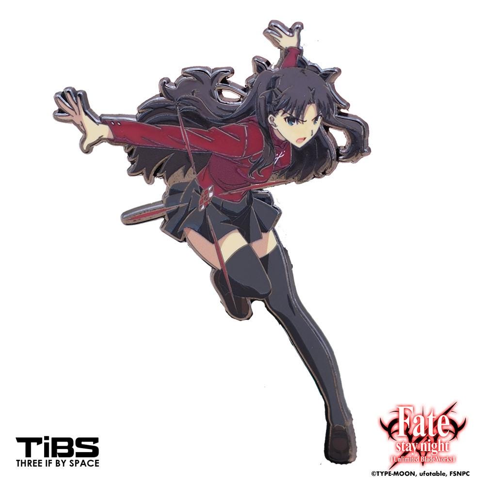 Fate/stay Night [unlimited Blade Works] 3″ Enamel