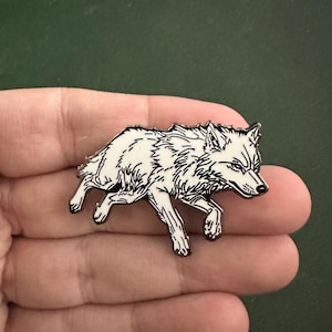 Running Wolf – Collectible Enamel Pin