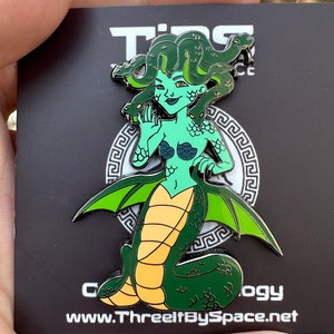 Griechische Mythologie Beast Serie “Gorgon Medusa” Emaille Pin