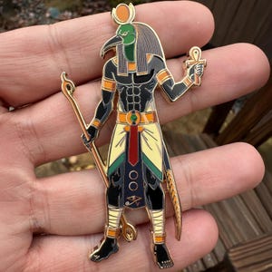 TiBS Egyptian Mythology Thoth 3″ Enamel Pin