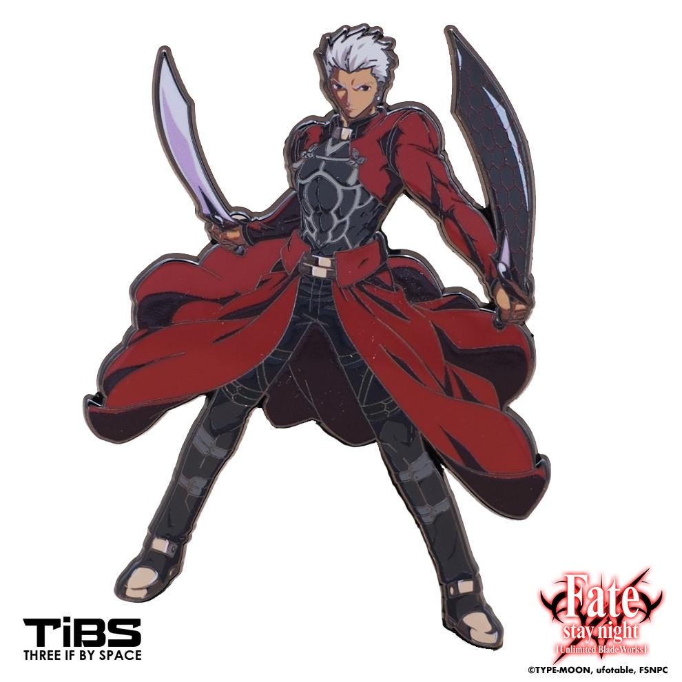 Fate/stay Night [unlimited Blade Works] 3″ Enamel