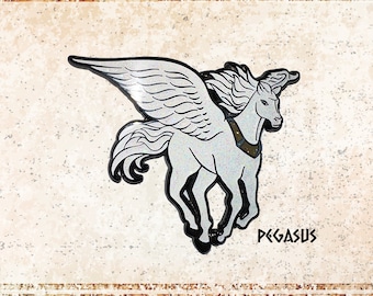 Emaille pin 'Pegasus' uit de Griekse mythologie: