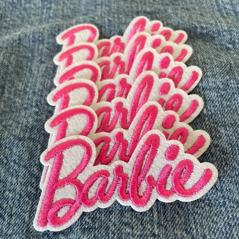 HOT PINK BARBIE Embroidered Patch | Barbie Patches | Different Style to ...