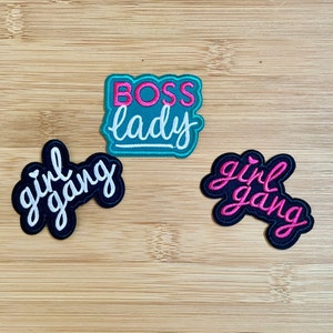 GIRL GANG | Cool Girls Club Patch  | Boss Lady Patch | Only for Cool Girls | Feminism Patch