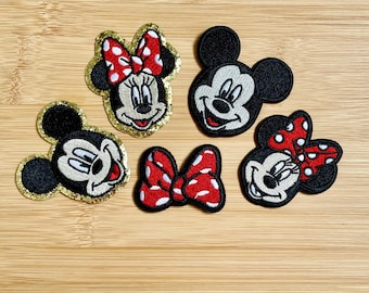 Disney Chenille Patches | Mickey, Minnie, Castle | DIY Decorative Patch
