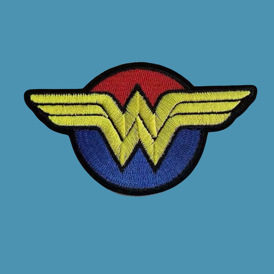 Wonderworks Patch Wonder Woman Embroidered Iron-on Patch: Superhero Appliqué - Etsy