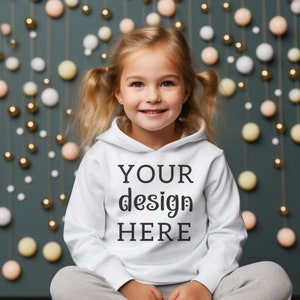 Kids White Hoodie Mockup Toddler Black Hoodie Mockups Kids Model Mockup childs Sweatshirt mockup Gildan 18500B Mock up Fall mock up