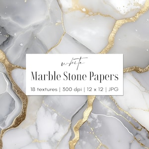 Sfondi in marmo bianco, Venature dorate in marmo, Texture in marmo, Carta digitale in marmo, Carta da parati in marmo, Texture in pietra, Carta da parati in pietra, JPG