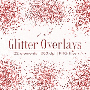 Rode glitter-overlays, rode confetti, rode overlays, rode clipart, digitale glitter, glitter-overlays, digitale confetti, glitter clipart, png