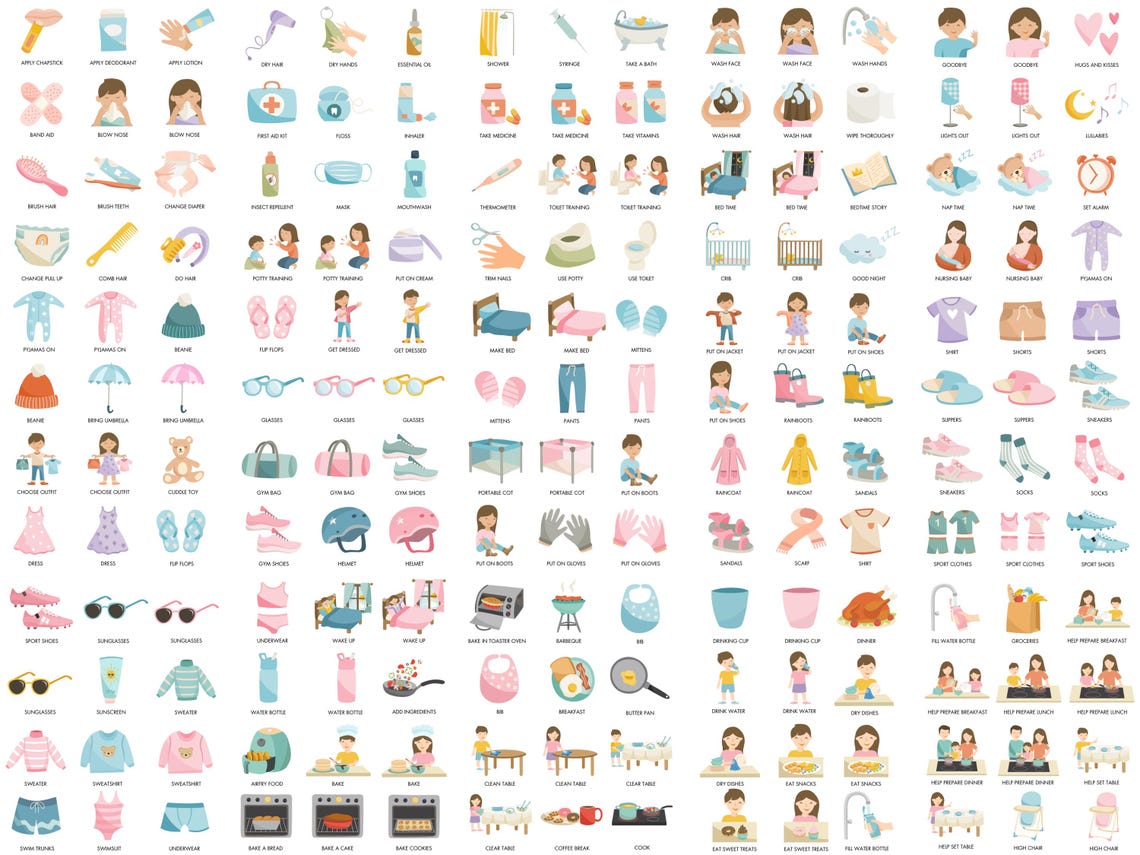 Editable Daily Routine Cards for Kids Daily Chore Chart Visual Schedule ...