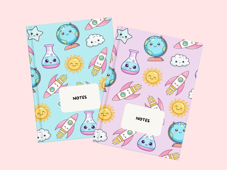 Kawaii School Clipart | 70 Cute School PNG and JPEG | Back To School - classroom decorations, learning worksheet - commercial use image 7