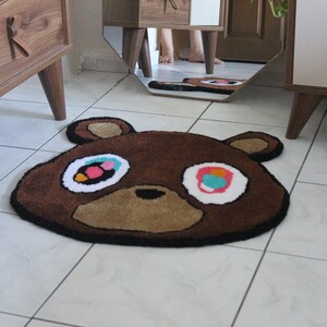 Kanye West Inspired Hand Tufted Rug Graduation Bear Home - Etsy