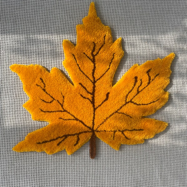 Fall Leaf Rug, Autumn Home Decor,Rug for living room boho,Aesthetic area rug,Housewarming gift