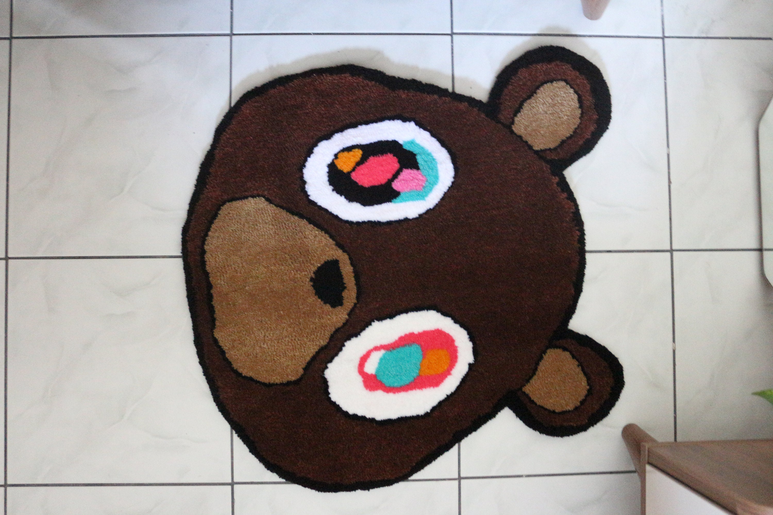 Kanye West Inspired Hand Tufted Rug Graduation Bear Home - Etsy