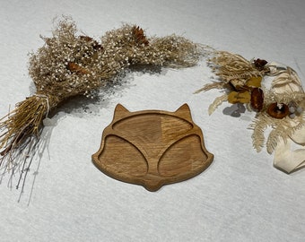 Plateaux de service animaux en bois : décoration rustique en bois de hêtre fait main